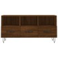 vidaXL Mueble de TV madera de ingeniería marrón roble 102x36x50 cm vidaXL Mueble de TV madera de ingeniería marrón roble 102x36x50 cm