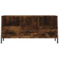 vidaXL Mueble de TV madera de ingeniería roble ahumado 102x36x50 cm