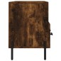 vidaXL Mueble de TV madera de ingeniería roble ahumado 102x36x50 cm