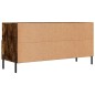 vidaXL Mueble de TV madera de ingeniería roble ahumado 102x36x50 cm