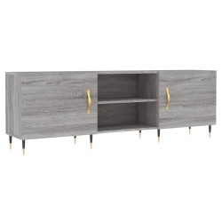 vidaXL Mueble para TV madera de ingeniería gris Sonoma 150x30x50 cm