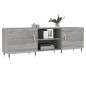 vidaXL Mueble para TV madera de ingeniería gris Sonoma 150x30x50 cm vidaXL Mueble para TV madera de ingeniería gris Sonoma 150x30x50 cm