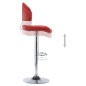 vidaXL Taburetes de cocina 2 unidades cuero sintético color vino tinto vidaXL Taburetes de cocina 2 unidades cuero sintético color vino tinto