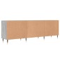 vidaXL Mueble para TV madera de ingeniería gris Sonoma 150x30x50 cm vidaXL Mueble para TV madera de ingeniería gris Sonoma 150x30x50 cm
