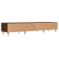 vidaXL Mueble de TV madera de ingeniería roble marrón 150x36x30 cm