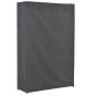 vidaXL Armario de tela gris 110x40x170 cm vidaXL Armario de tela gris 110x40x170 cm