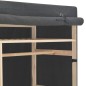 vidaXL Armario de tela gris 110x40x170 cm vidaXL Armario de tela gris 110x40x170 cm