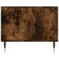 vidaXL Mesa de centro madera contrachapada roble ahumado 90x50x40 cm vidaXL Mesa de centro madera contrachapada roble ahumado 90x50x40 cm