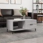vidaXL Mesa de centro madera contrachapada gris Sonoma 90x50x40 cm vidaXL Mesa de centro madera contrachapada gris Sonoma 90x50x40 cm