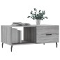 vidaXL Mesa de centro madera contrachapada gris Sonoma 90x50x40 cm vidaXL Mesa de centro madera contrachapada gris Sonoma 90x50x40 cm
