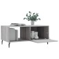 vidaXL Mesa de centro madera contrachapada gris Sonoma 90x50x40 cm vidaXL Mesa de centro madera contrachapada gris Sonoma 90x50x40 cm