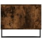 vidaXL Mesa de centro madera contrachapada roble ahumado 90x50x40 cm
