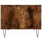 vidaXL Mesa de centro madera de ingeniería roble ahumado 60x50x40 cm vidaXL Mesa de centro madera de ingeniería roble ahumado 60x50x40 cm
