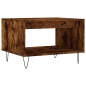 vidaXL Mesa de centro madera de ingeniería roble ahumado 60x50x40 cm vidaXL Mesa de centro madera de ingeniería roble ahumado 60x50x40 cm