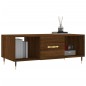 vidaXL Mesa de centro madera contrachapada roble marrón 102x50x40 cm vidaXL Mesa de centro madera contrachapada roble marrón 102x50x40 cm