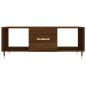 vidaXL Mesa de centro madera contrachapada roble marrón 102x50x40 cm vidaXL Mesa de centro madera contrachapada roble marrón 102x50x40 cm