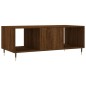 vidaXL Mesa de centro madera contrachapada roble marrón 102x50x40 cm vidaXL Mesa de centro madera contrachapada roble marrón 102x50x40 cm