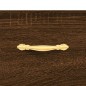 vidaXL Mesa de centro madera contrachapada roble marrón 102x50x40 cm vidaXL Mesa de centro madera contrachapada roble marrón 102x50x40 cm