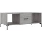 vidaXL Mesa de centro madera contrachapada gris Sonoma 102x50x40 cm vidaXL Mesa de centro madera contrachapada gris Sonoma 102x50x40 cm