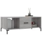 vidaXL Mesa de centro madera contrachapada gris Sonoma 102x50x40 cm vidaXL Mesa de centro madera contrachapada gris Sonoma 102x50x40 cm