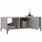 vidaXL Mesa de centro madera contrachapada gris Sonoma 102x50x40 cm vidaXL Mesa de centro madera contrachapada gris Sonoma 102x50x40 cm