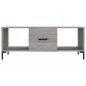 vidaXL Mesa de centro madera contrachapada gris Sonoma 102x50x40 cm vidaXL Mesa de centro madera contrachapada gris Sonoma 102x50x40 cm