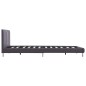 vidaXL Estructura de cama de cuero sintético gris 140x200 cm vidaXL Estructura de cama de cuero sintético gris 140x200 cm