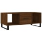 vidaXL Mesa de centro madera contrachapada roble marrón 102x50x40 cm vidaXL Mesa de centro madera contrachapada roble marrón 102x50x40 cm