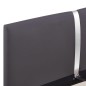 vidaXL Estructura de cama de cuero sintético gris 140x200 cm vidaXL Estructura de cama de cuero sintético gris 140x200 cm