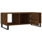 vidaXL Mesa de centro madera contrachapada roble marrón 102x50x40 cm vidaXL Mesa de centro madera contrachapada roble marrón 102x50x40 cm