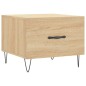 vidaXL Mesa de centro madera contrachapada roble Sonoma 50x50x40 cm vidaXL Mesa de centro madera contrachapada roble Sonoma 50x50x40 cm