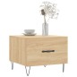 vidaXL Mesa de centro madera contrachapada roble Sonoma 50x50x40 cm vidaXL Mesa de centro madera contrachapada roble Sonoma 50x50x40 cm
