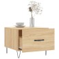 vidaXL Mesa de centro madera contrachapada roble Sonoma 50x50x40 cm vidaXL Mesa de centro madera contrachapada roble Sonoma 50x50x40 cm