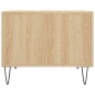 vidaXL Mesa de centro madera contrachapada roble Sonoma 50x50x40 cm vidaXL Mesa de centro madera contrachapada roble Sonoma 50x50x40 cm