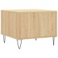 vidaXL Mesa de centro madera contrachapada roble Sonoma 50x50x40 cm vidaXL Mesa de centro madera contrachapada roble Sonoma 50x50x40 cm