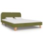 vidaXL Estructura de cama de tela verde 160x200 cm vidaXL Estructura de cama de tela verde 160x200 cm