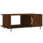 vidaXL Mesa de centro madera contrachapada roble marrón 90x50x40 cm vidaXL Mesa de centro madera contrachapada roble marrón 90x50x40 cm