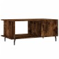 vidaXL Mesa de centro madera contrachapada roble ahumado 90x50x40 cm vidaXL Mesa de centro madera contrachapada roble ahumado 90x50x40 cm
