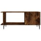 vidaXL Mesa de centro madera contrachapada roble ahumado 90x50x40 cm vidaXL Mesa de centro madera contrachapada roble ahumado 90x50x40 cm
