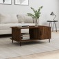 vidaXL Mesa de centro madera contrachapada roble marrón 90x50x40 cm vidaXL Mesa de centro madera contrachapada roble marrón 90x50x40 cm