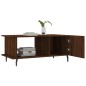 vidaXL Mesa de centro madera contrachapada roble marrón 90x50x40 cm vidaXL Mesa de centro madera contrachapada roble marrón 90x50x40 cm