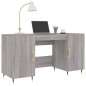 vidaXL Escritorio madera de ingeniería gris Sonoma 140x50x75 cm vidaXL Escritorio madera de ingeniería gris Sonoma 140x50x75 cm
