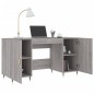 vidaXL Escritorio madera de ingeniería gris Sonoma 140x50x75 cm vidaXL Escritorio madera de ingeniería gris Sonoma 140x50x75 cm