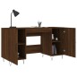 vidaXL Escritorio madera de ingeniería roble marrón 140x50x75 cm vidaXL Escritorio madera de ingeniería roble marrón 140x50x75 cm