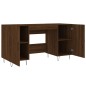 vidaXL Escritorio madera de ingeniería roble marrón 140x50x75 cm vidaXL Escritorio madera de ingeniería roble marrón 140x50x75 cm