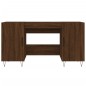 vidaXL Escritorio madera de ingeniería roble marrón 140x50x75 cm vidaXL Escritorio madera de ingeniería roble marrón 140x50x75 cm