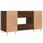 vidaXL Escritorio madera de ingeniería roble marrón 140x50x75 cm vidaXL Escritorio madera de ingeniería roble marrón 140x50x75 cm
