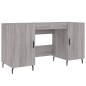 vidaXL Escritorio madera de ingeniería gris Sonoma 140x50x75 cm