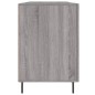 vidaXL Escritorio madera de ingeniería gris Sonoma 140x50x75 cm