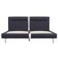 vidaXL Estructura de cama con LED cuero sintético negro 180x200 cm vidaXL Estructura de cama con LED cuero sintético negro 180x200 cm